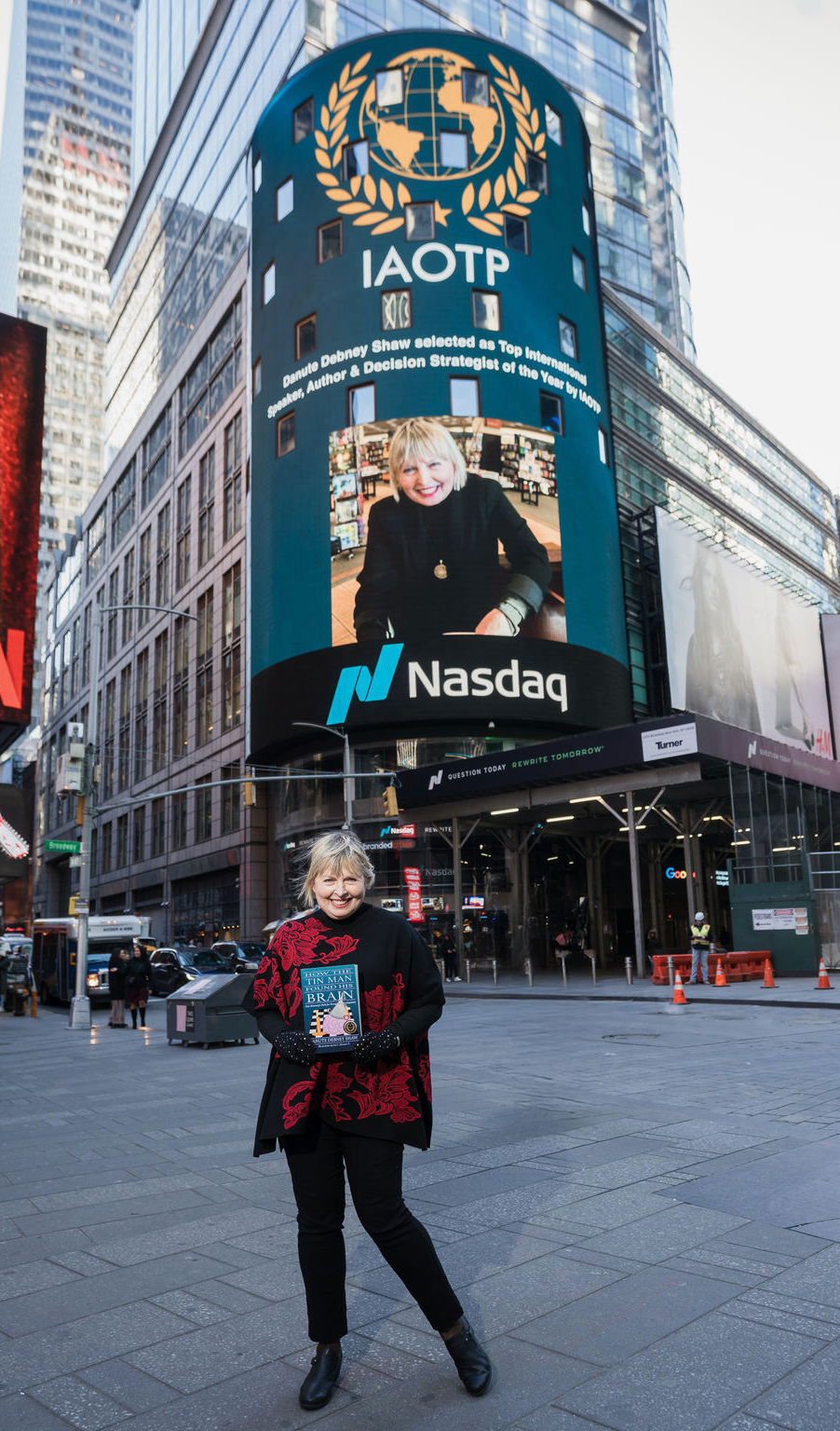 Danute Debney Shaw IAOTP New York Nasdaq Billboard