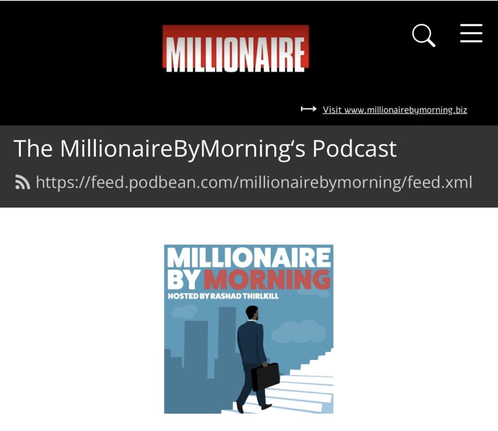 Millionaire By Morning Podcast Millionaire By Morning Podcast