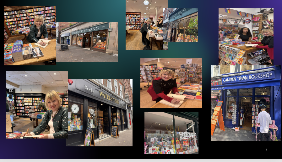 Book Signings at Belsize Park, Hempstead, Camden Town and Kentish Town, London, England