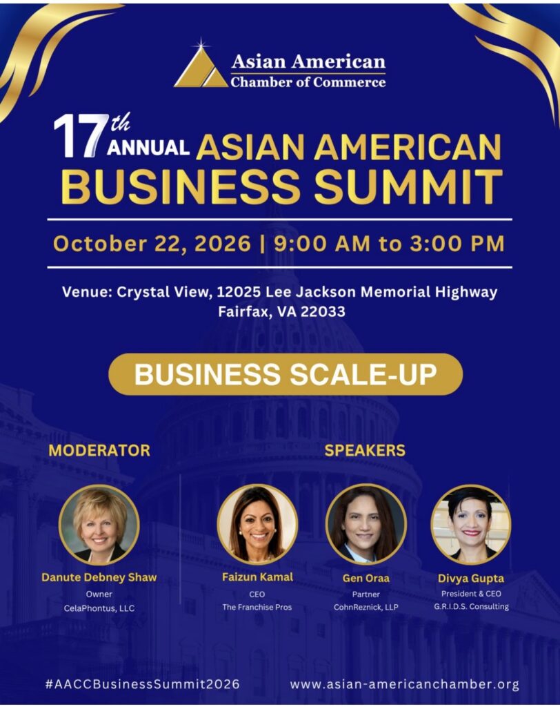 Asian American Chamber of Commerce Business Summit Moderator